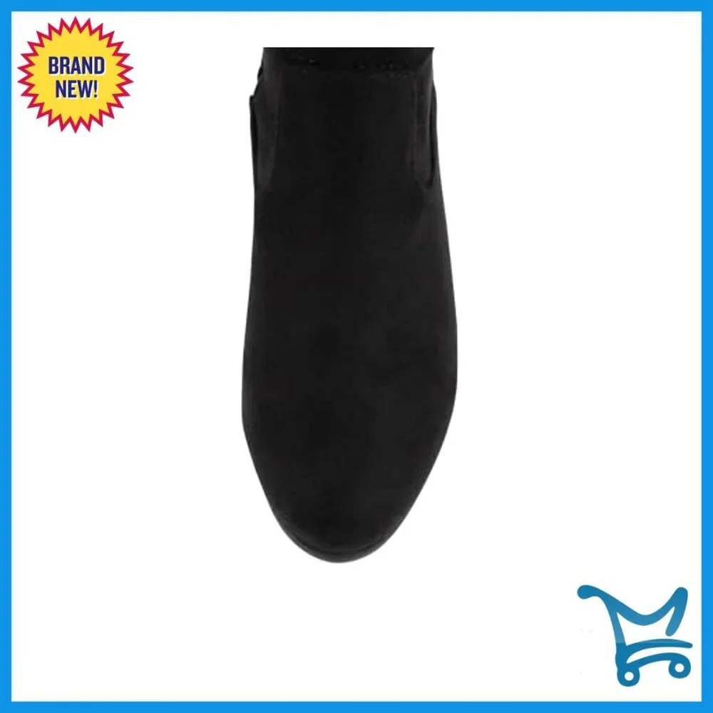 Knee High Over the Knee Boots with Drawstring Low Block Heel